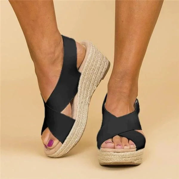 Eden | Women's Stylish Wedge Espadrille Sandals
