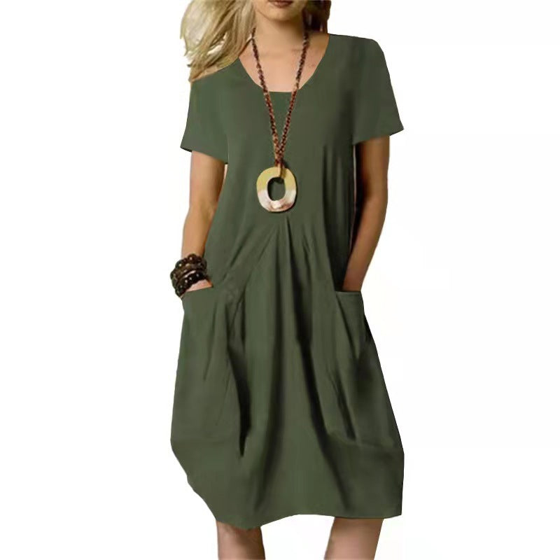 Gigi | Women's Comfy Summer Pocket Swing Dress