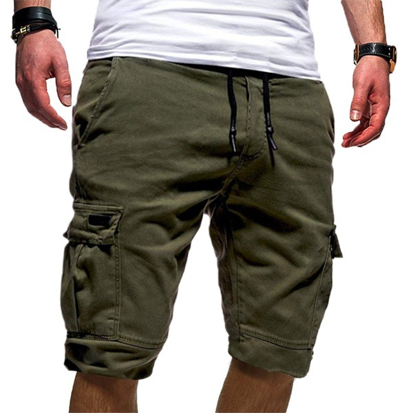 Seth | Men's Casual Cotton Cargo Shorts with Pockets