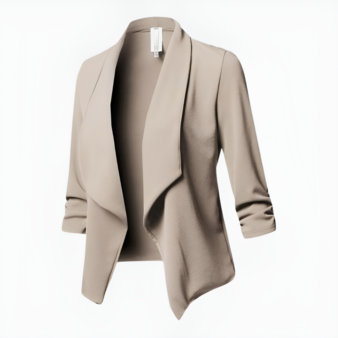 Simone | Women's Draped Shawl Collar Casual Blazer