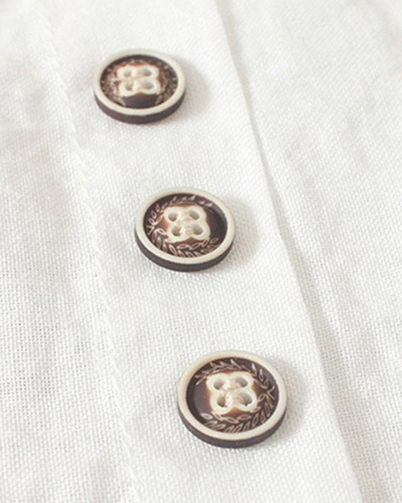 Suvi | Women's Casual Tunic-Style Linen Blouse