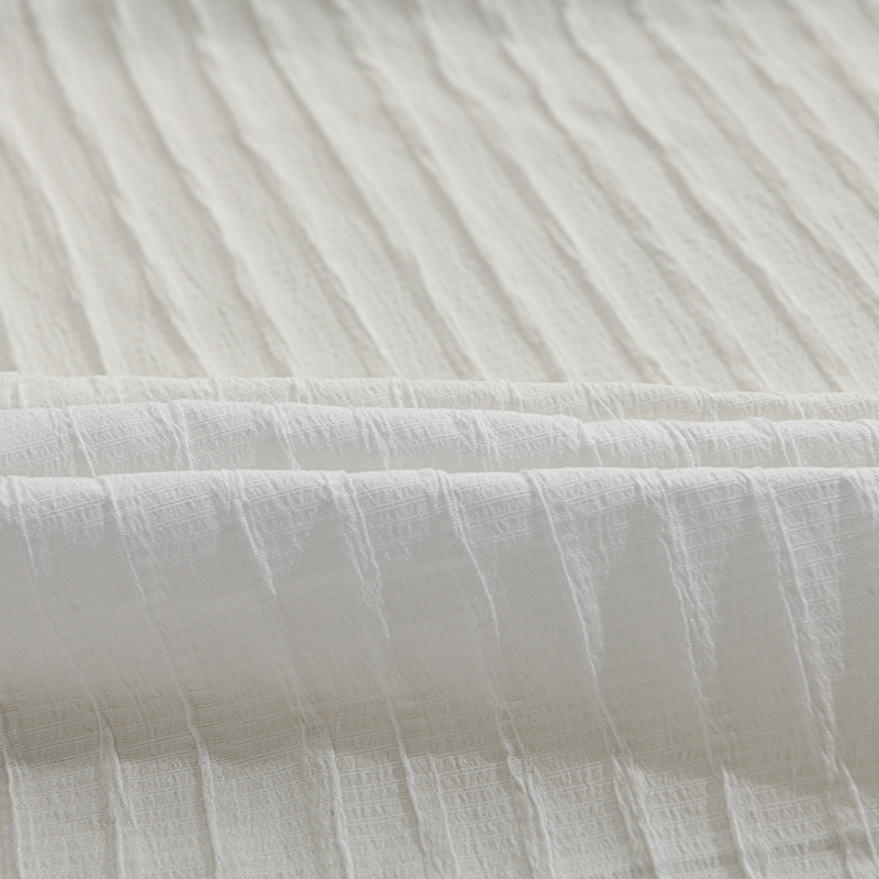 Linus |  Men's Modern Ribbed Slim-Fit Linen Shirt