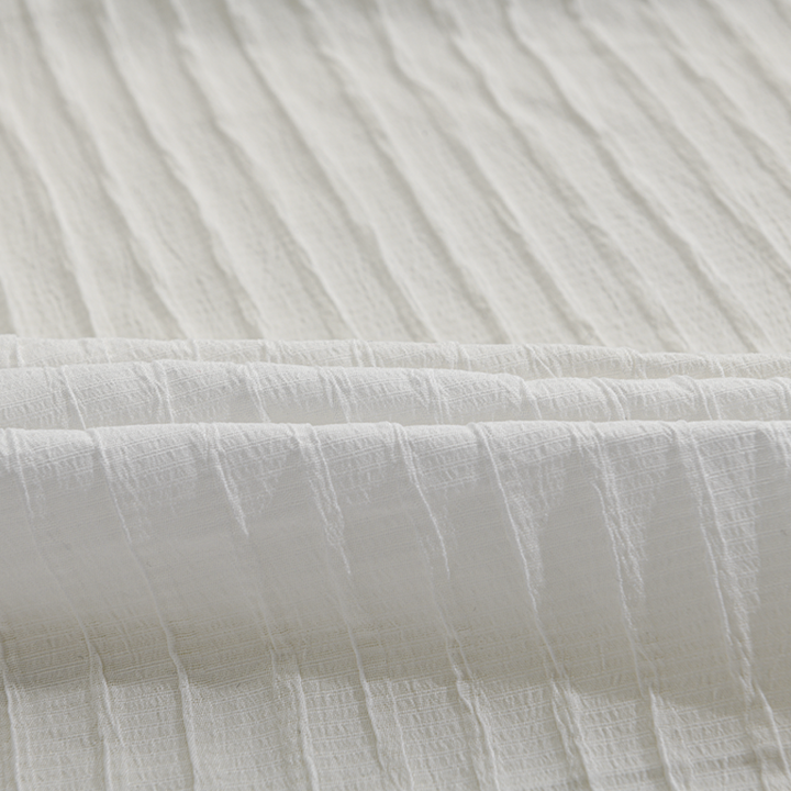 Linus |  Men's Modern Ribbed Slim-Fit Linen Shirt