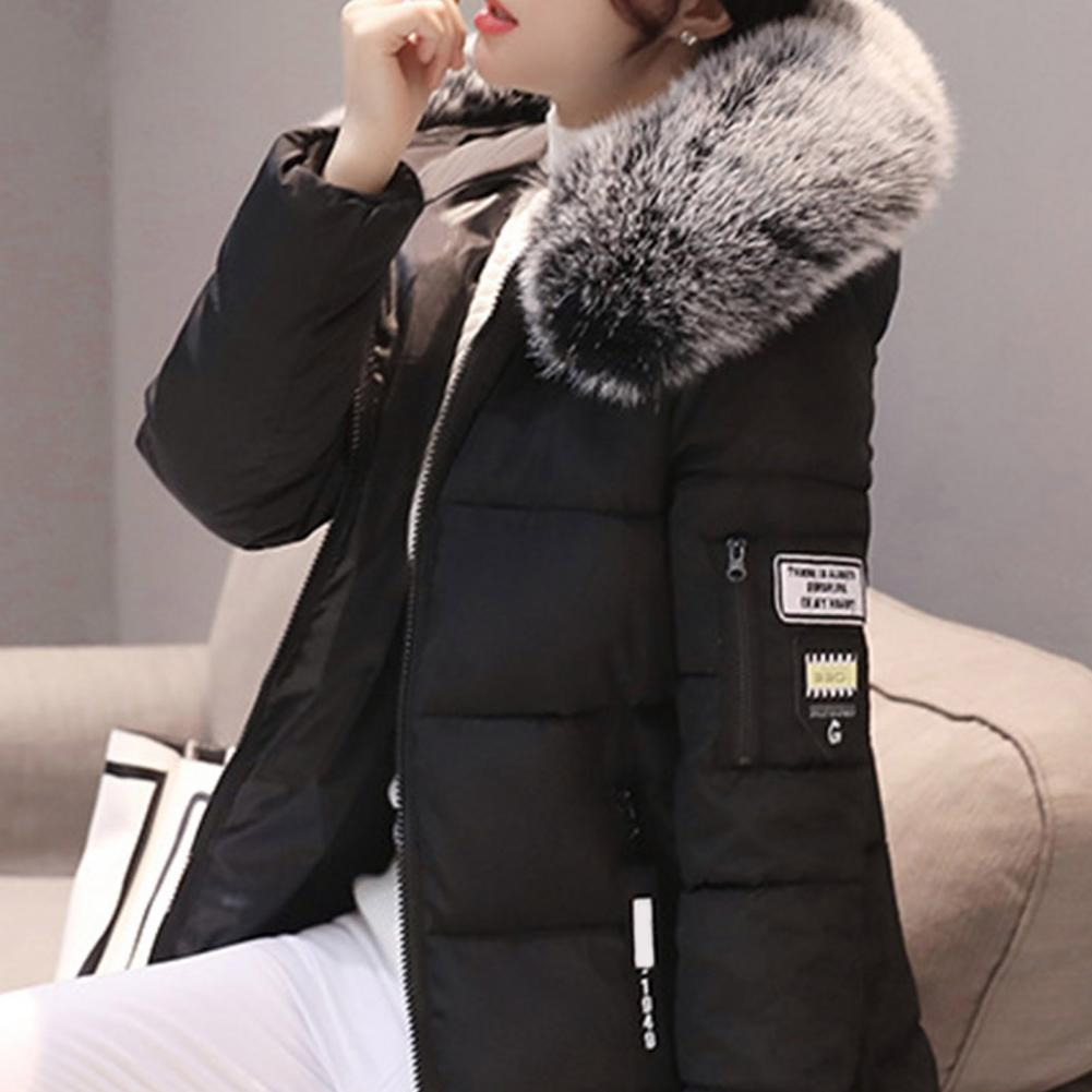 Kaia | Women's Slim Hooded Puffer Coat with Faux Fur