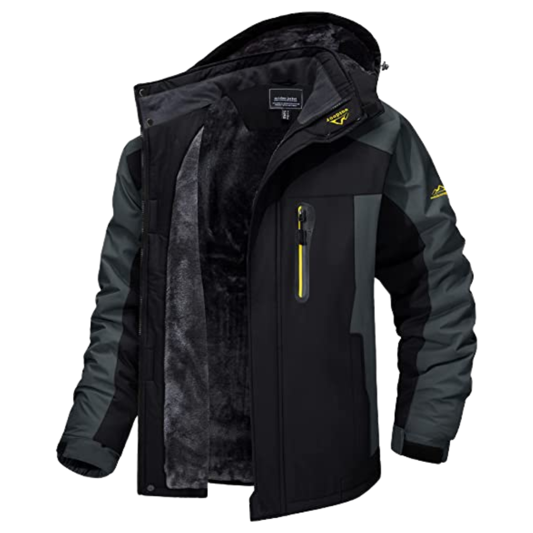 Caleb | Men's Fleece-Lined Waterproof Winter Parka
