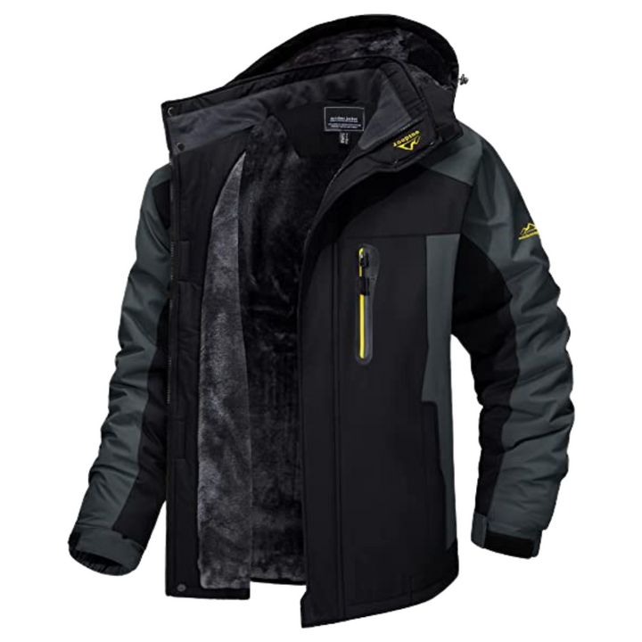 Caleb | Men's Fleece-Lined Waterproof Winter Parka