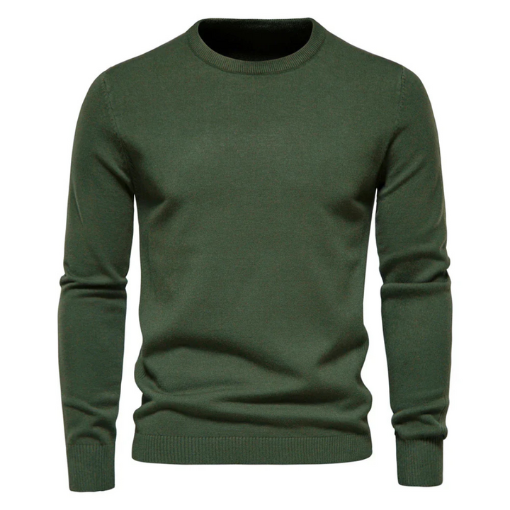 Logan | Men's Classic Ribbed Crewneck Sweater