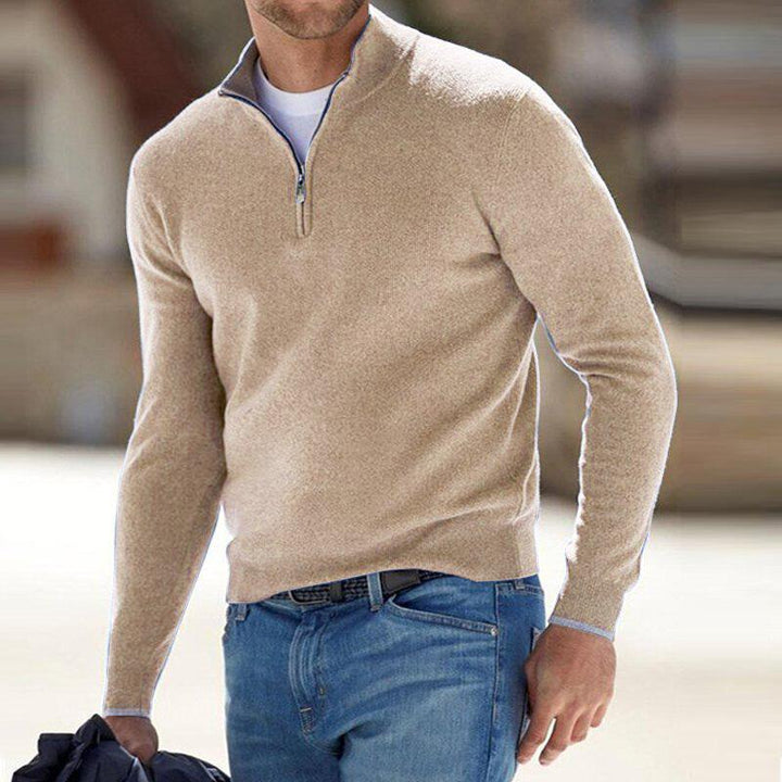 Milo | Men's Premium Quarter-Zip Sweater