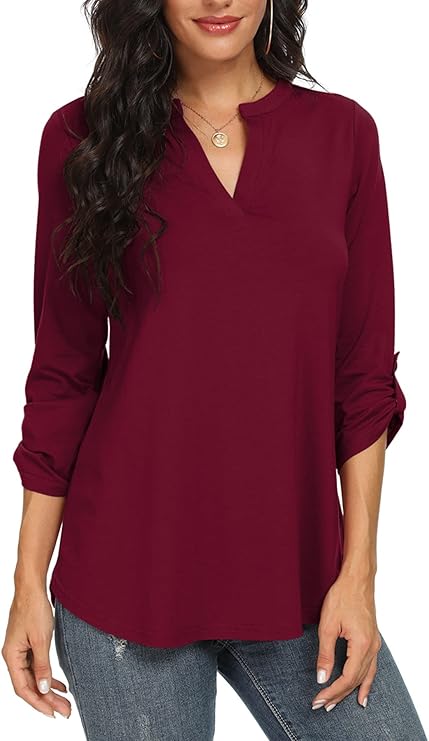 Aria | Women's Elegant Chiffon Bell Sleeve Blouse