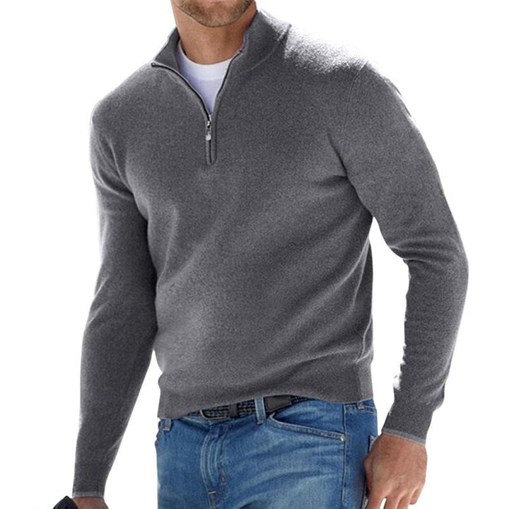 Milo | Men's Premium Quarter-Zip Sweater