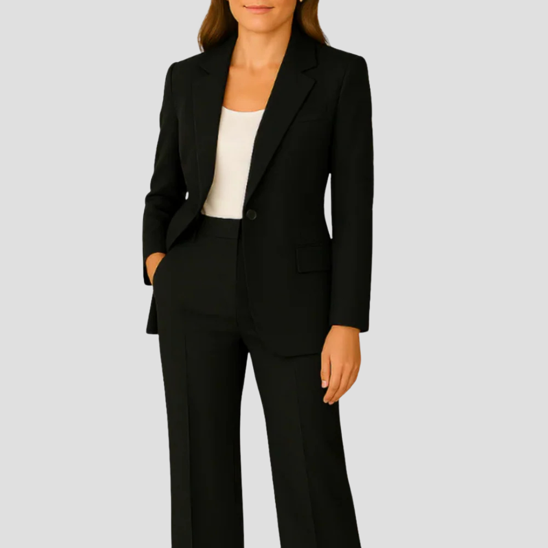 Alexandra | Women's Single-Breasted Tailored Pant Suit Set