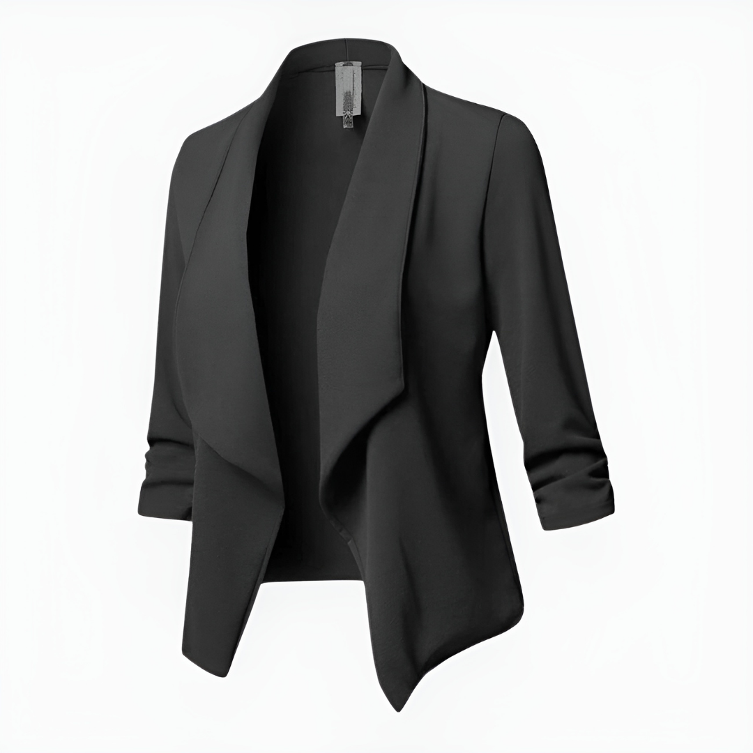 Simone | Women's Draped Shawl Collar Casual Blazer