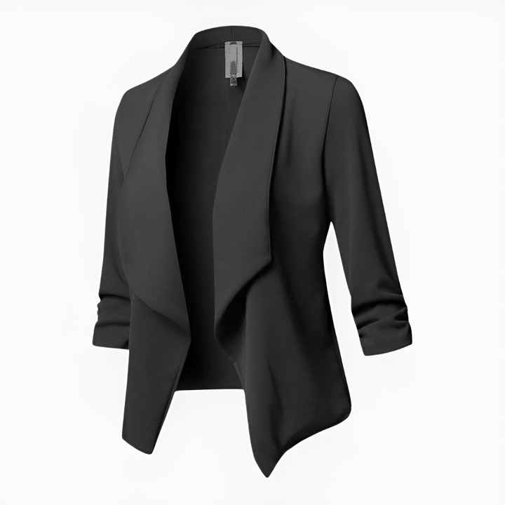 Simone | Women's Draped Shawl Collar Casual Blazer