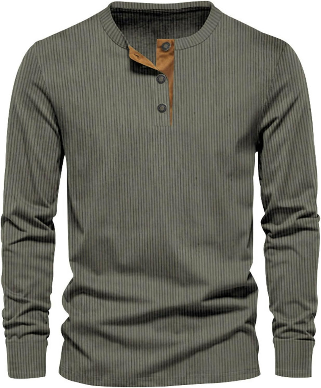 Tobias | Men's Soft Slim-Fit Long Sleeve Henley Shirt