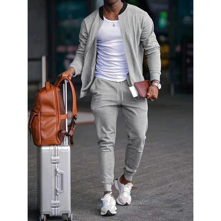 Jules | Men's Casual Zip-Up Jacket & Sweatpant Set