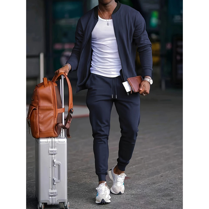 Jules | Men's Casual Zip-Up Jacket & Sweatpant Set