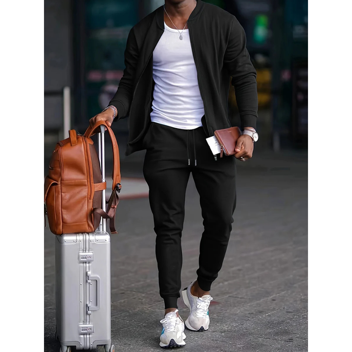 Jules | Men's Casual Zip-Up Jacket & Sweatpant Set