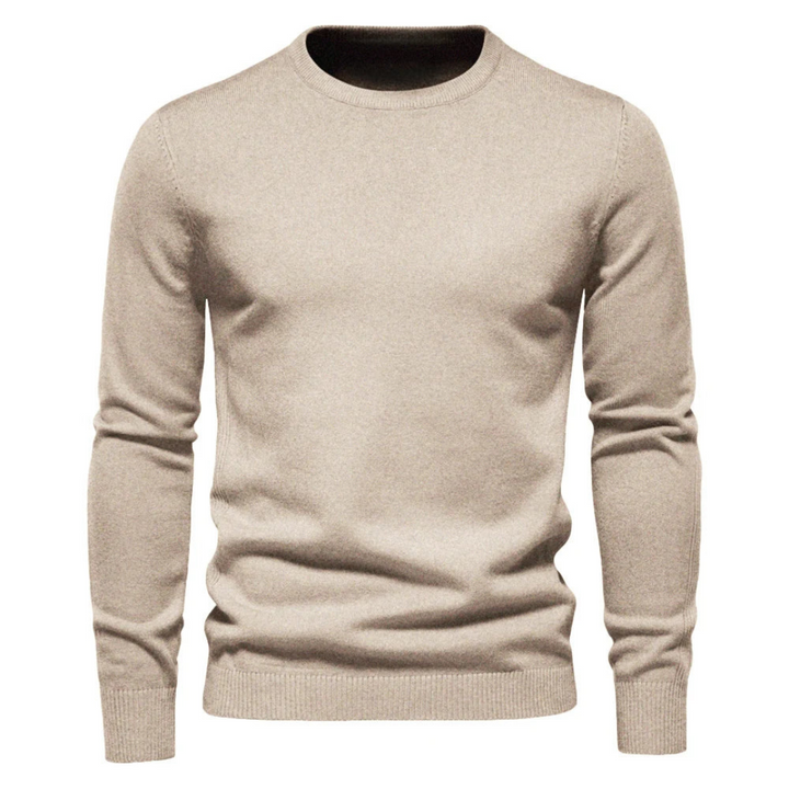 Logan | Men's Classic Ribbed Crewneck Sweater