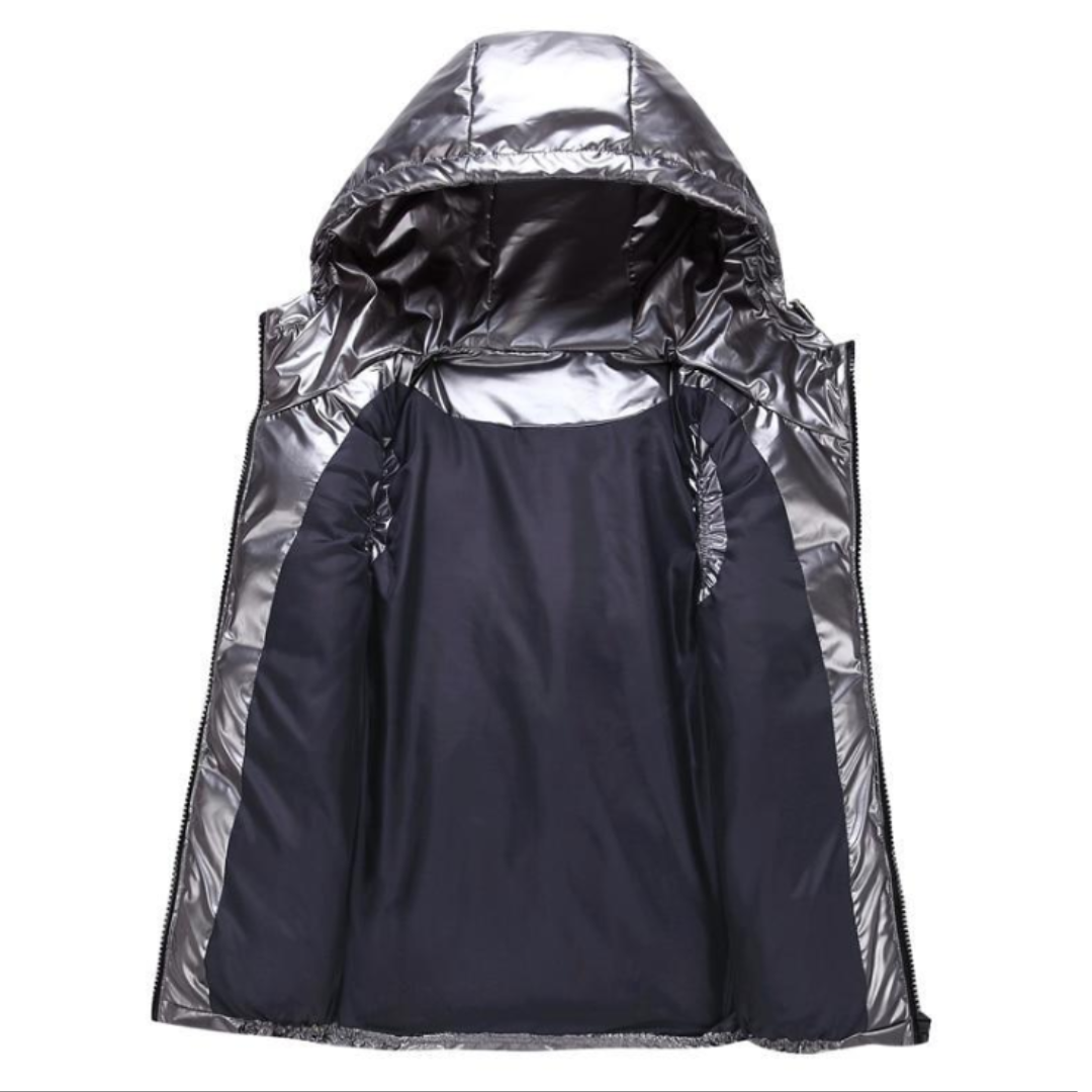 Charlie | Unisex Sleek Hooded Puffer Vest