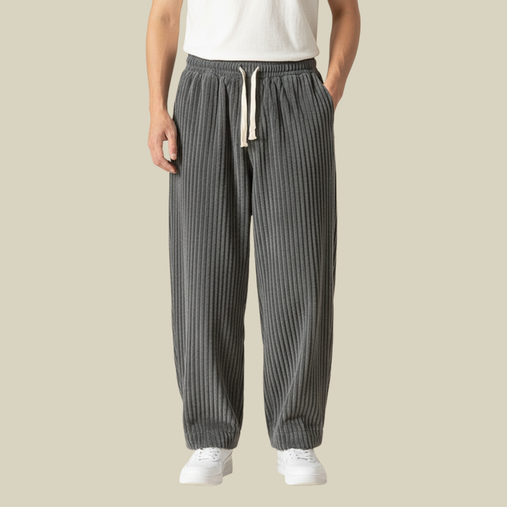 Nolan | Men's Casual Drawstring Corduroy Baggy Pants