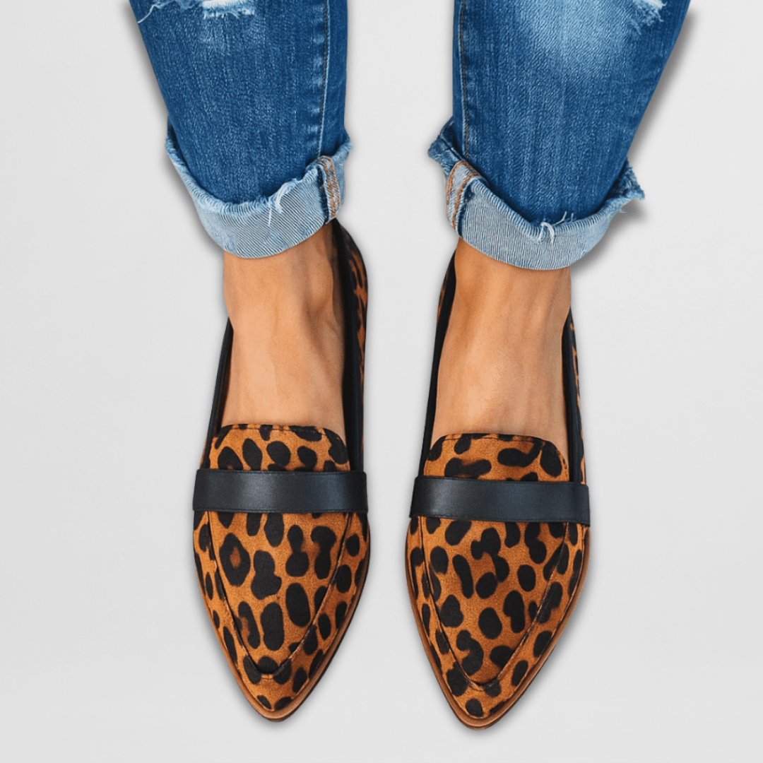 Evie | Women's Orthopedic Suede Pointed Toe Slip On Loafers