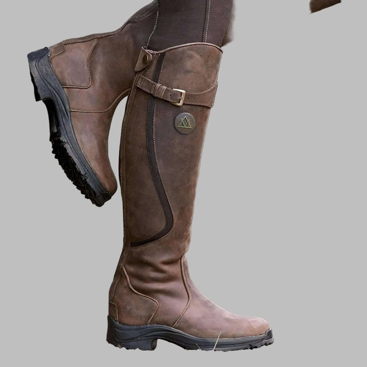 Riley | Women's Grip-Tread Leather Equestrian Boots
