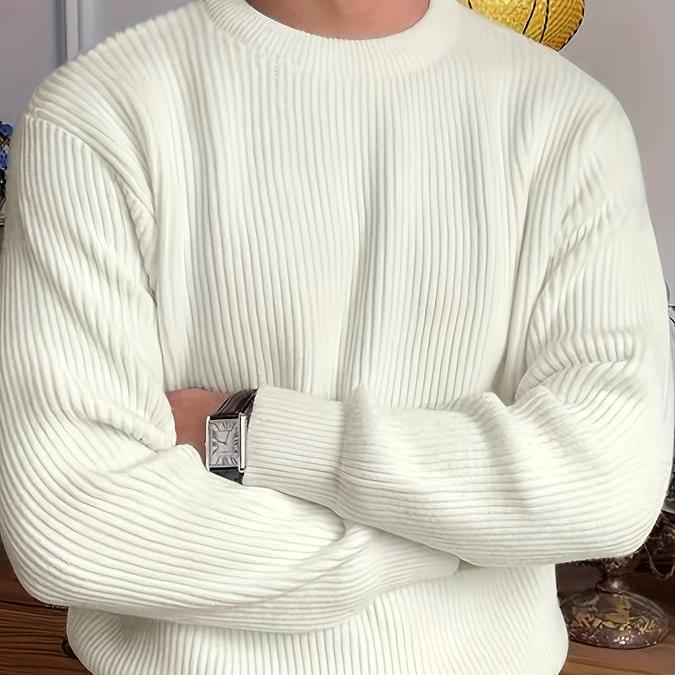 Silas | Men's Classic Ribbed Knit Sweater