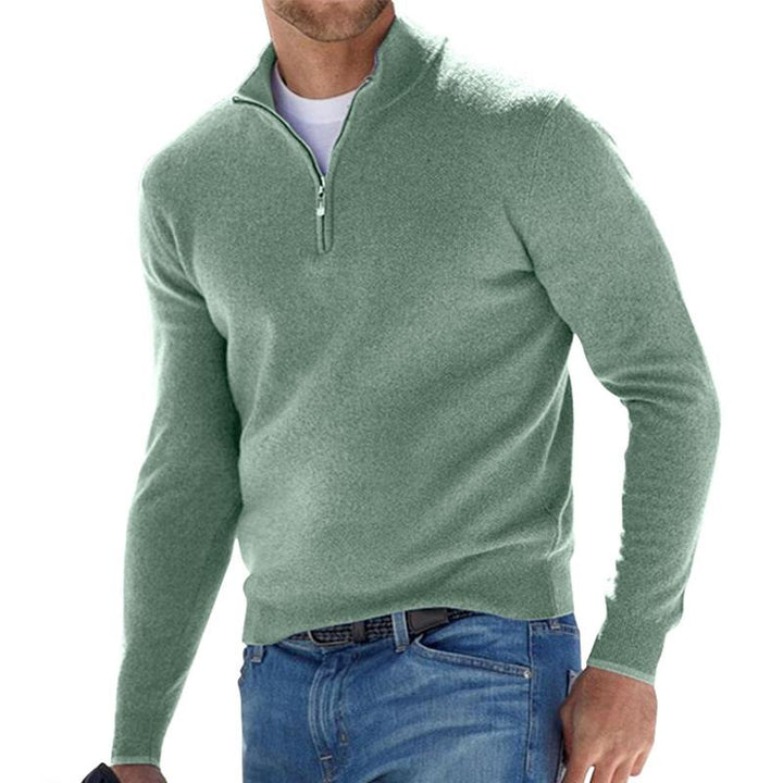 Milo | Men's Premium Quarter-Zip Sweater