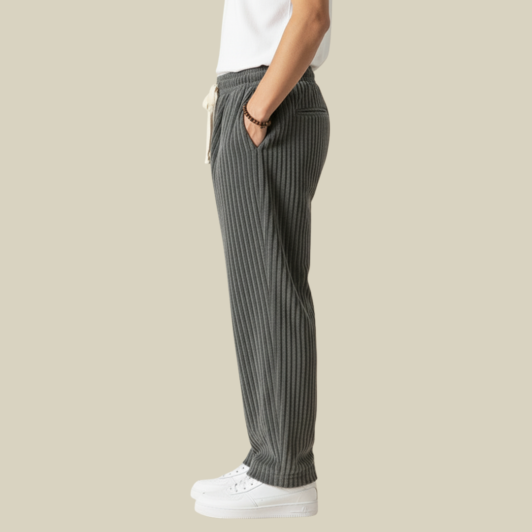 Nolan | Men's Casual Drawstring Corduroy Baggy Pants