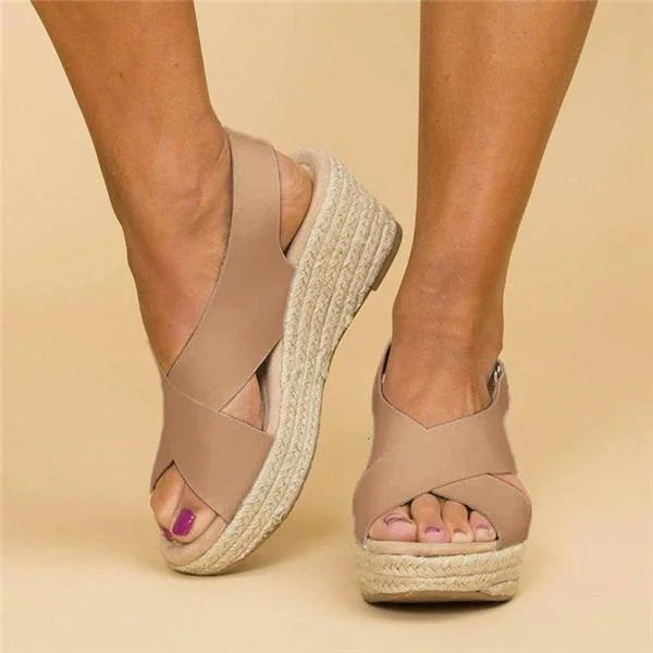 Eden | Women's Stylish Wedge Espadrille Sandals