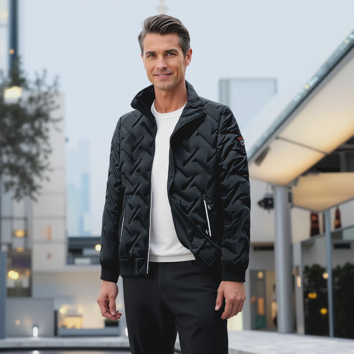 Zane | Men's Insulated Chevron Winter Puffer Jacket