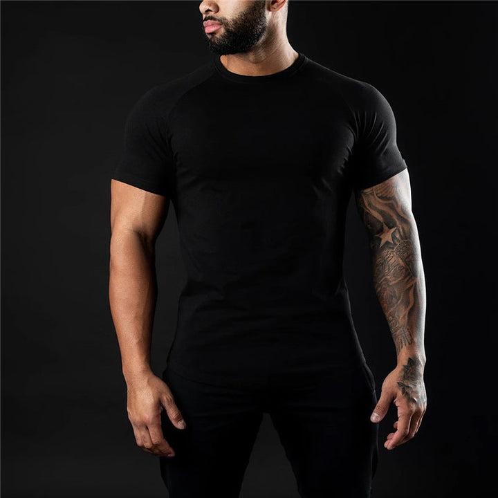 Cillian | Men’s Slim Fit Crew Neck T-Shirt with Raglan Sleeves
