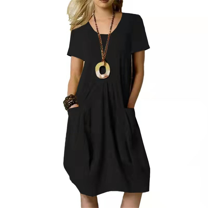 Gigi | Women's Comfy Summer Pocket Swing Dress