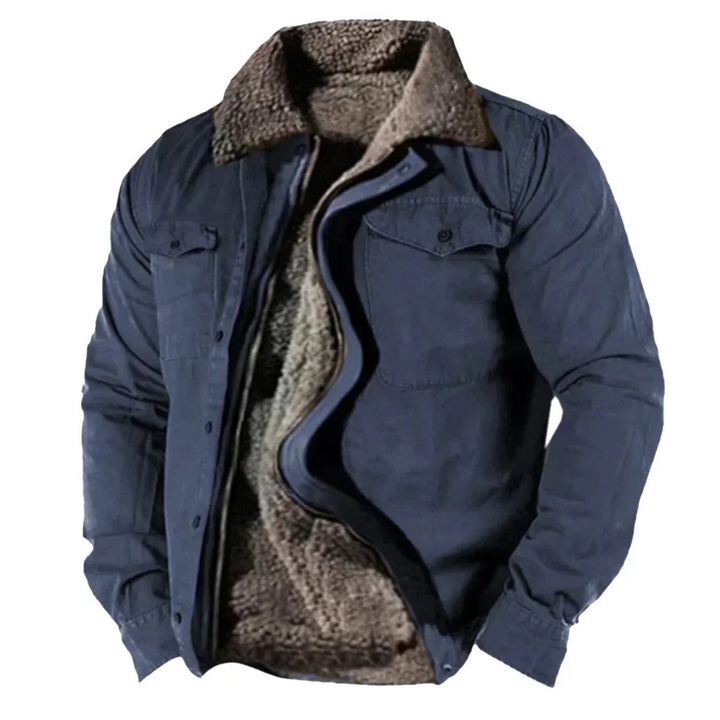 Ethan | Men's Warm Zip-Front Winter Jacket