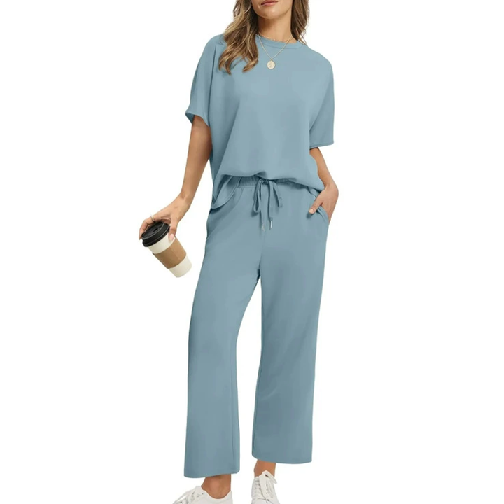Deborah | Women's Casual Two Piece Lounge Set with Pockets