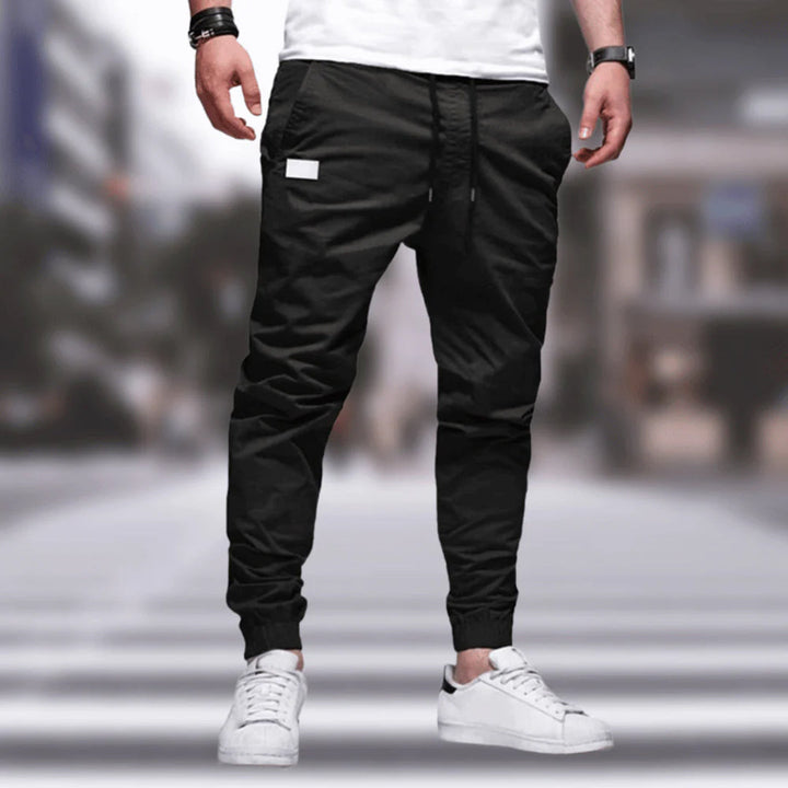 Isen | Men's Trendy Cotton Cargo Jogger Pants