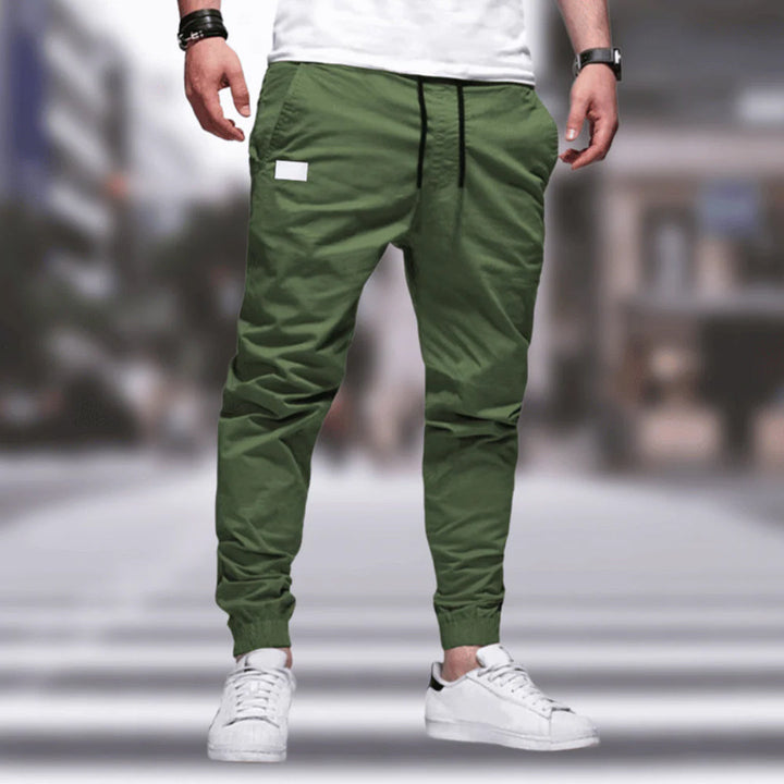 Isen | Men's Trendy Cotton Cargo Jogger Pants