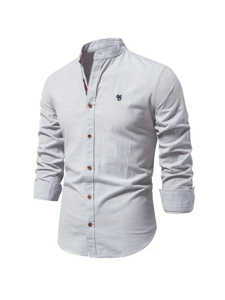 Bennett | Men's Modern Mandarin Collar Shirt