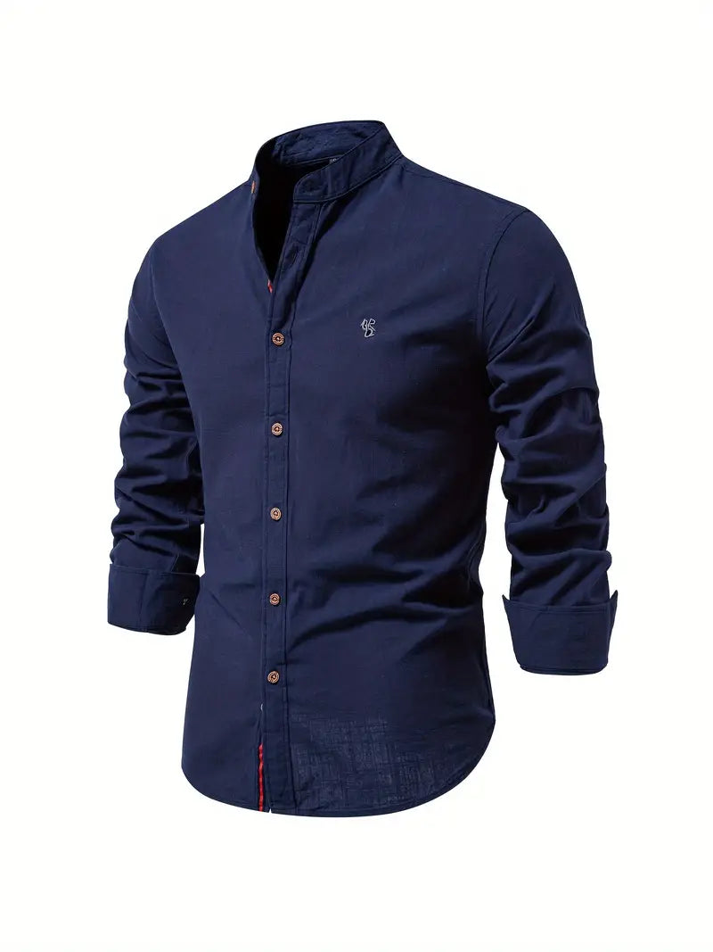 Bennett | Men's Modern Mandarin Collar Shirt