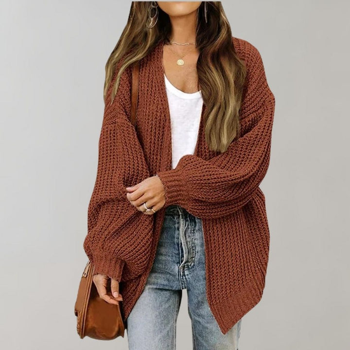 Aimee | Women's Cozy Chunky Knit Open-Front Cardigan
