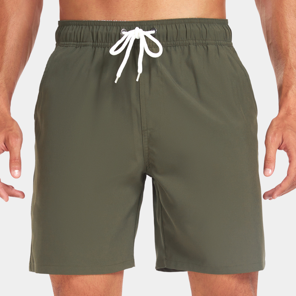 Lester | Men's Quick Dry Athletic Fit Swim Trunks