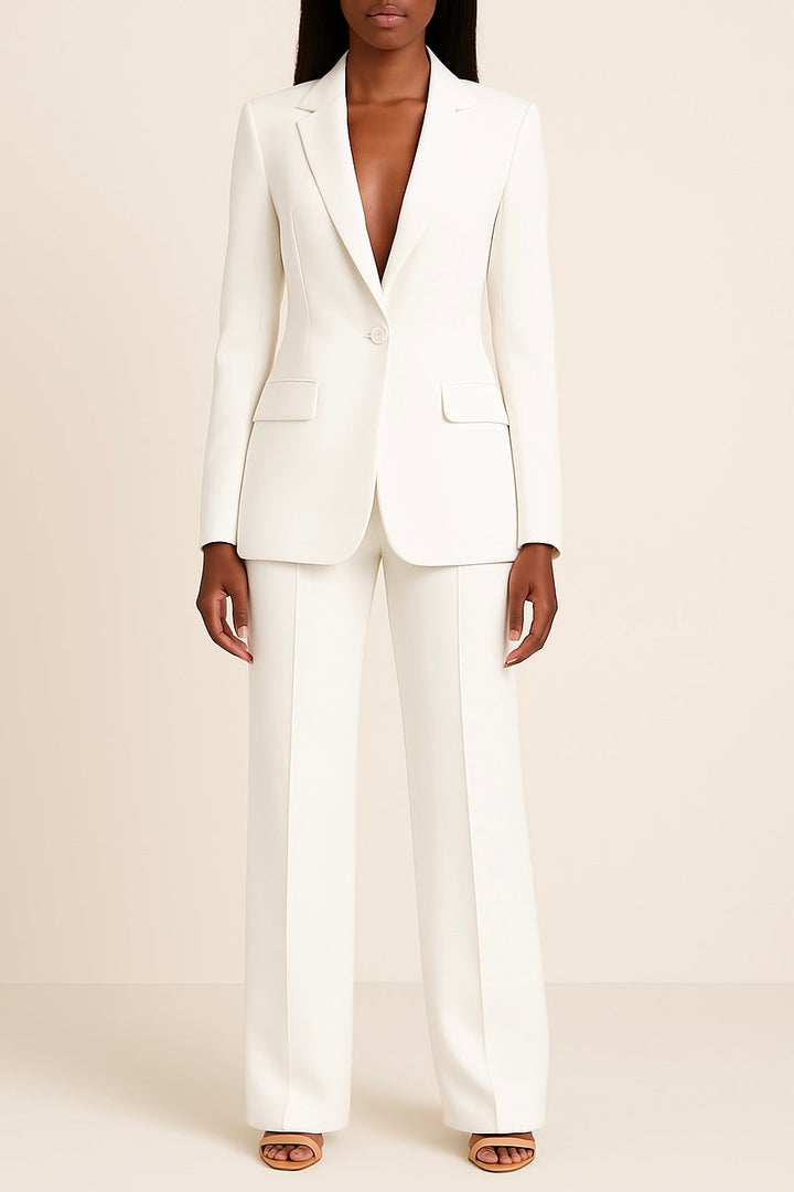 Simone | Women's Wide-Leg Formal Pantsuit Set