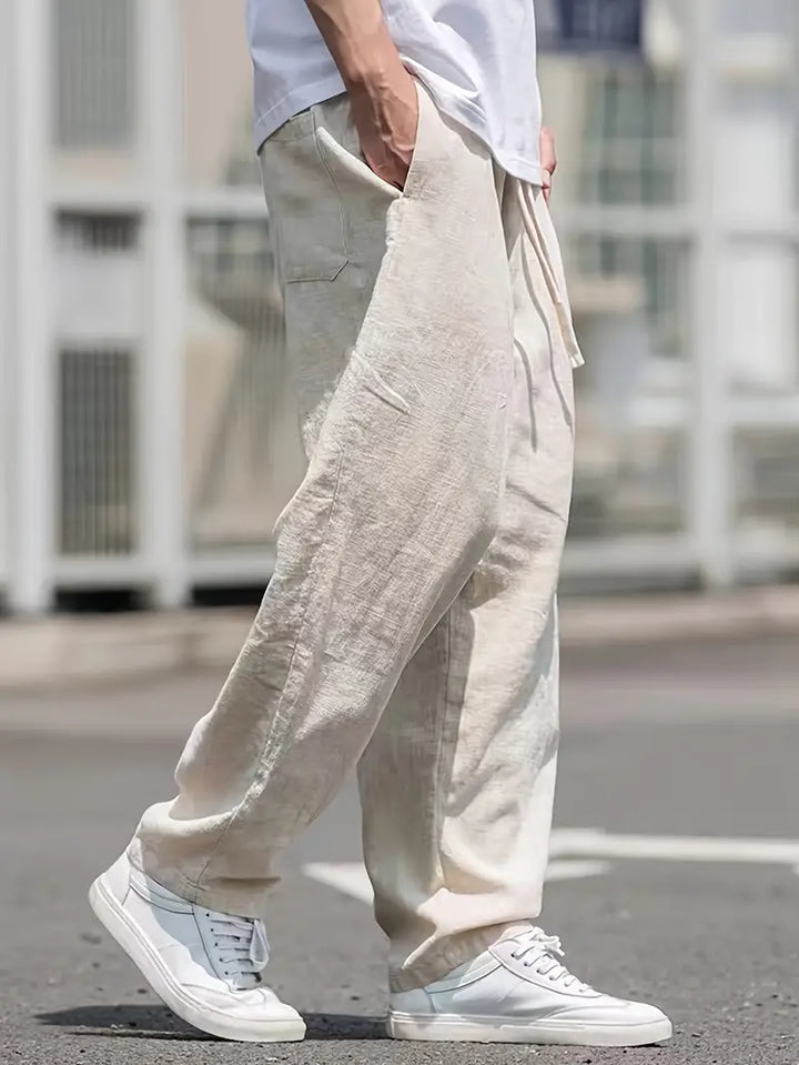 Felix | Men's Casual Drawstring Linen Pants