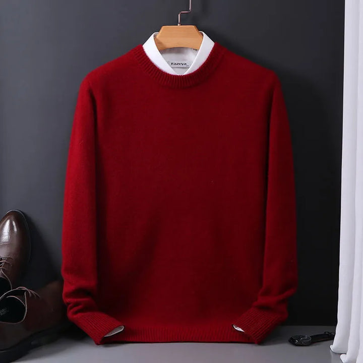 Wesley | Men's Premium Cashmere Crewneck Sweater