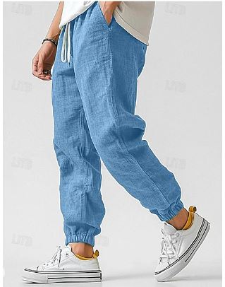 Daniel | Men's Lightweight Drawstring Linen Pants