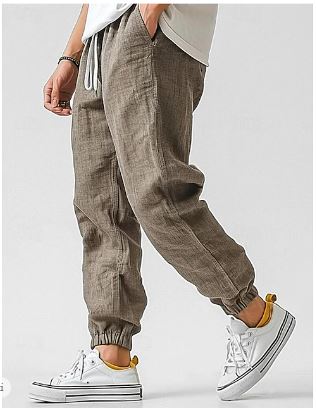 Steven | Men's Lightweight Linen Jogger Pants