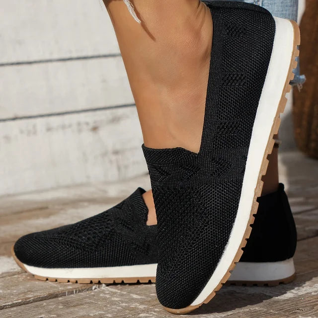 Sofia | Women's Breathable Knit Slip-On Loafers