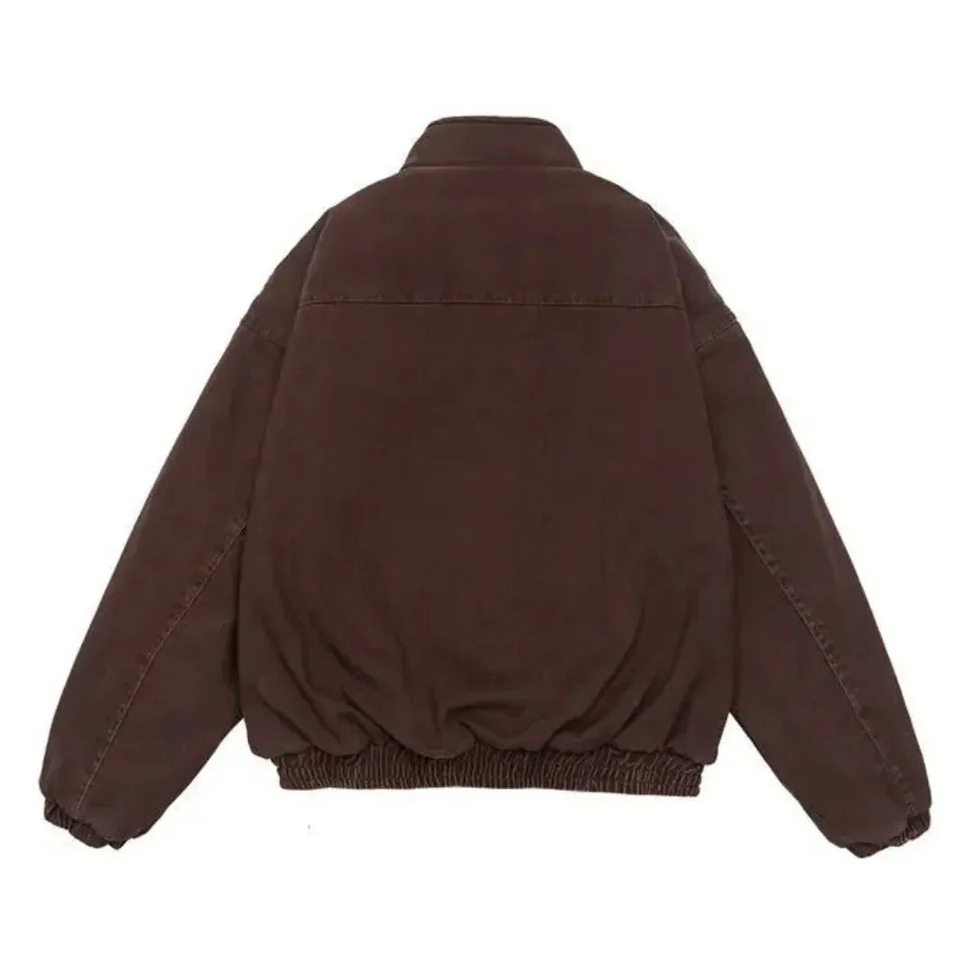 Alaric | Men's Oversized Sherpa Lined Bomber Jacket
