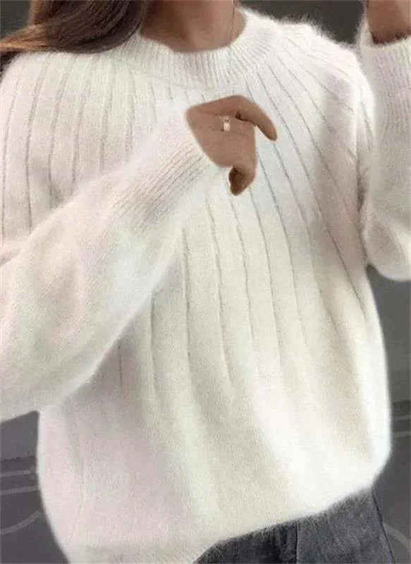 Violett | Women's Plush Ribbed Knit Sweater
