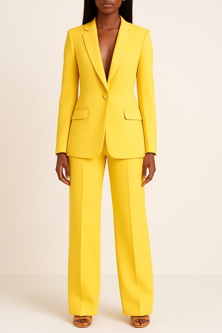 Simone | Women's Wide-Leg Formal Pantsuit Set